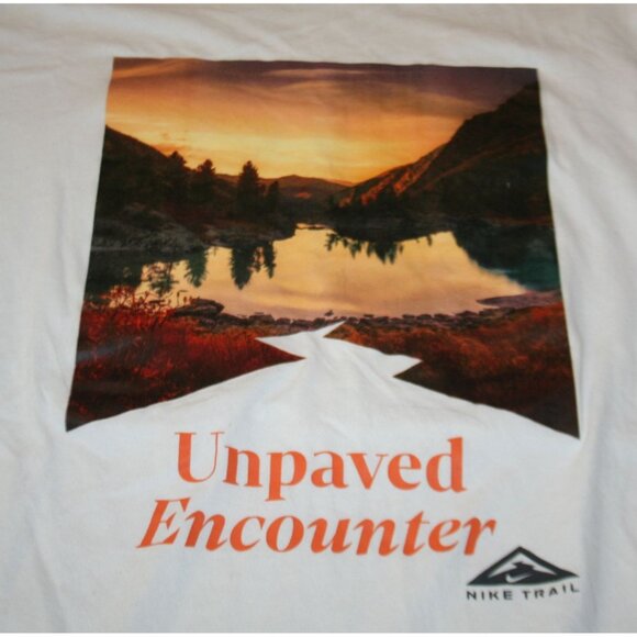 Nike Trail Unpaved Encounter Dri-Fit T-Shirt Mens Large Performance Active Hike - Picture 2 of 7